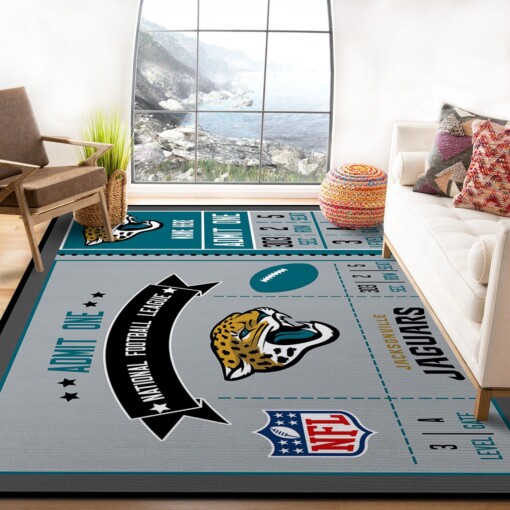 Jacksonville Jaguars Rug  Custom Size And Printing