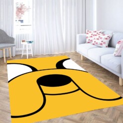 Jake Face Adventure Time Carpet Rug