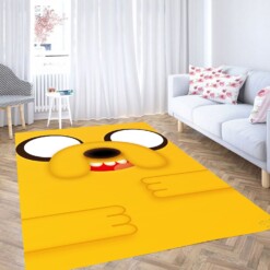 Jake Flat Adventure Time Carpet Rug