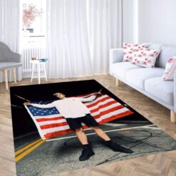 Jake Paul Usa Flag Carpet Rug