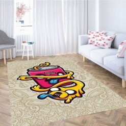 Jake The Dog Wallpaper Living Room Modern Carpet Rug