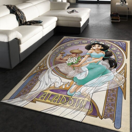 Jasmine Princess Rug  Custom Size And Printing