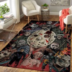 Jason Voorhees Halloween Special Area Rug