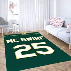 Jersy Green Mc Gwire Living Room Modern Carpet Rug