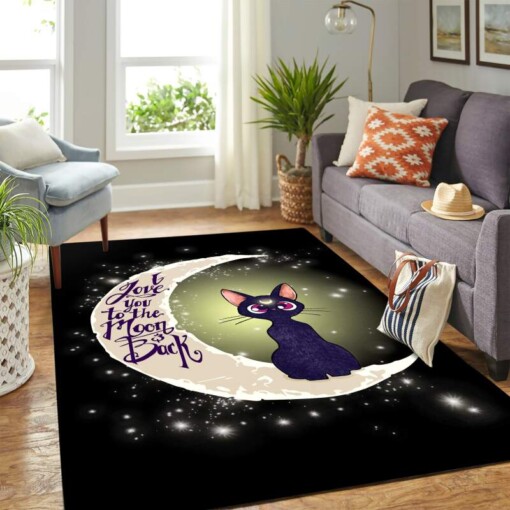 Jiji Cat Moon Carpet Floor Area Rug