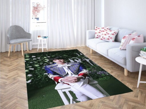 Jin Bts Living Room Modern Carpet Rug