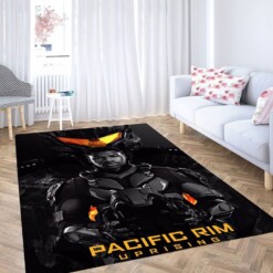 John Boyega Pacific Rim Living Room Modern Carpet Rug