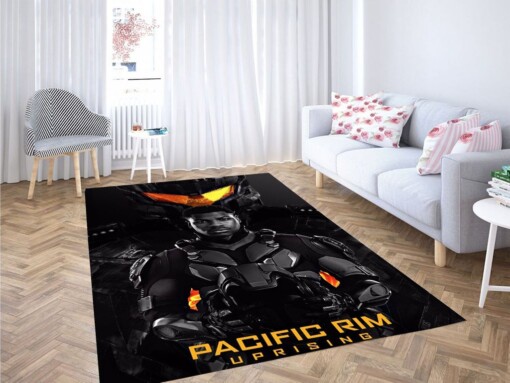 John Boyega Pacific Rim Living Room Modern Carpet Rug