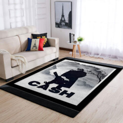 Johnny Cash Original Minimalist Rug