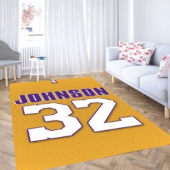 Johnson Yellow Wallpaper Living Room Modern Carpet Rug