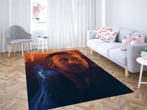 Joi And Officer K Blade Runner Carpet Rug