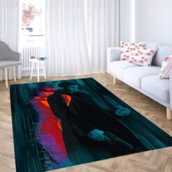 Joi In The Rain Blade Runner Carpet Rug