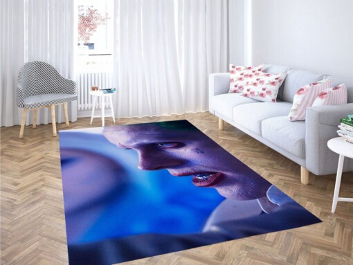 Joker And Harley Quinn Wallpaper Living Room Modern Carpet Rug
