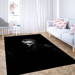 Joker Black Wallpaper Carpet Rug