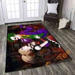 Joker Harley Quinn Area Rug