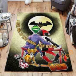 Joker Harley Quinn Area Rug