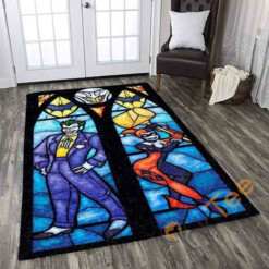 Joker Harley Quinn Area Rug