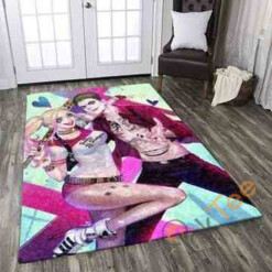 Joker Harley Quinn Area Rug