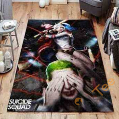 Joker Harley Quinn Area Rug