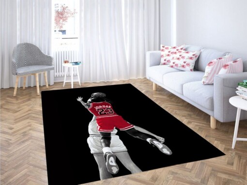 Jordan Player American Basketball Living Room Modern Carpet Rug
