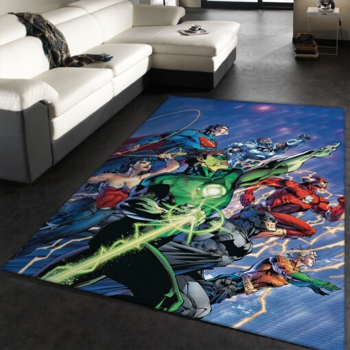 Justice League Carpet  Custom Size And Printing