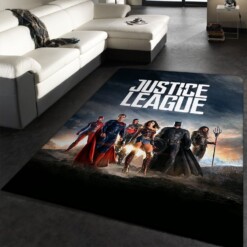 Justice League DC Comic Movies Rug  Custom Size And Printing