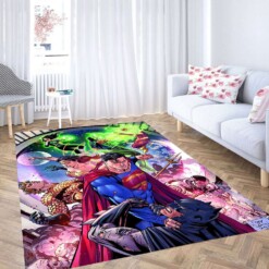 Justice League Power Character Carpet Rug