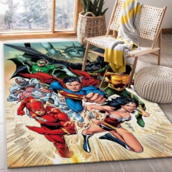 Justice League Rug  Custom Size And Printing