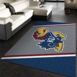 Kansas Jayhawks Rug  Custom Size And Printing