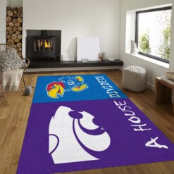 Kansas Vs Kansas State Ncaa Rug  Custom Size And Printing