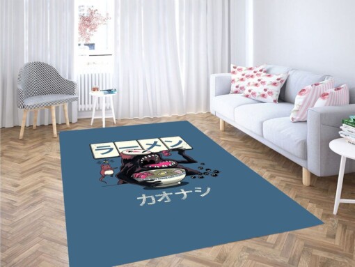 Kaonashi Eating Spirited Away Living Room Modern Carpet Rug