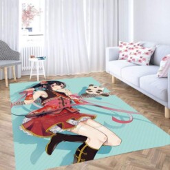 Kawaii Anime Girl Carpet Rug