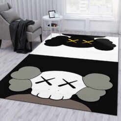 Kaws Ver2 Fashion Brand Area Carpet Living Room Rug