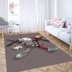 Kaws Wallpaper Living Room Modern Carpet Rug