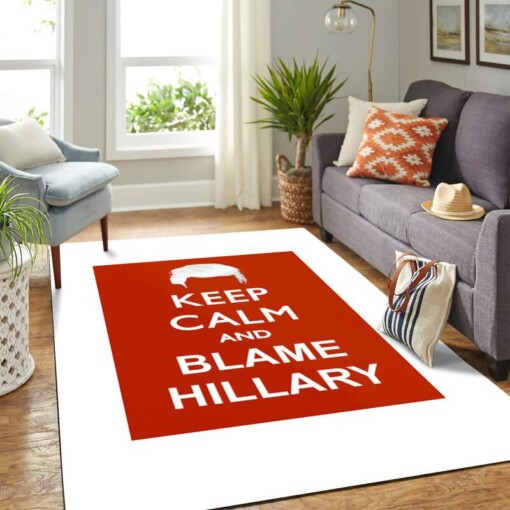 Keep Calm Trump Carpet Floor Area Rug