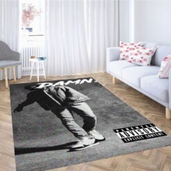 Kendrick Lamar Black White Living Room Modern Carpet Rug