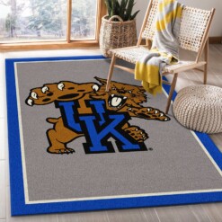 Kentucky Wildcats Logo Rug  Custom Size And Printing