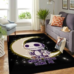 Kid Jack Skellington Moon Carpet Rug