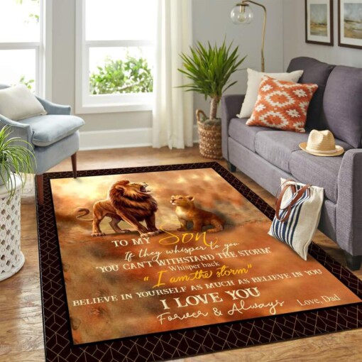 King Lion Copy Mk Carpet Area Rug