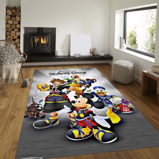 Kingdom Hearts 2 Rug  Custom Size And Printing