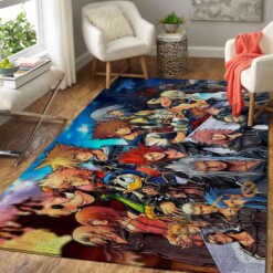 Kingdom Hearts Characters Area Rug