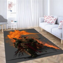 Knight In Rusty Armor Fisher Living Room Modern Carpet Rug