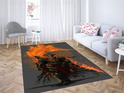 Knight In Rusty Armor Fisher Living Room Modern Carpet Rug
