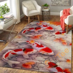 Koi Fish Area Rug