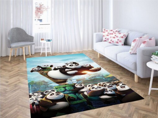 Kung Fu Panda Living Room Modern Carpet Rug