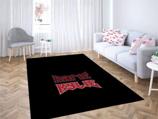 Kylie Logo Living Room Modern Carpet Rug