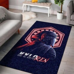 Kylo Ren Of Star Wars Rug  Custom Size And Printing