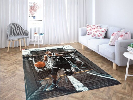 Kyrie Irving Brooklyn Backgrounds Living Room Modern Carpet Rug