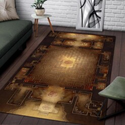 Labyrinth Of The Minotaur Area Rug