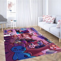 Lady And The Tramp Peg Anime Living Room Modern Carpet Rug